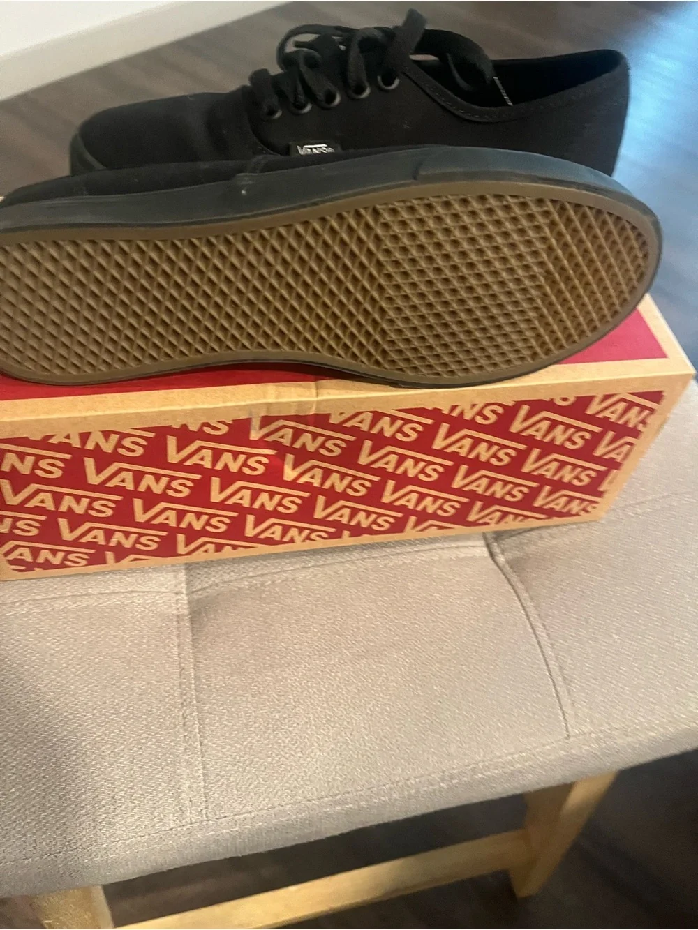 Vans Black Low-Top Canvas Sneakers